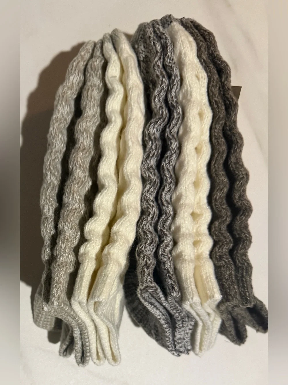 BearPaw Cable Knit Super Soft Low Cut Socks 5 Pairs